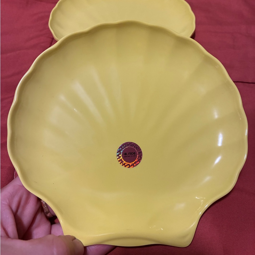 Ice Lemon Shell-Shaped Decorative Plate - Picture 3 of 5